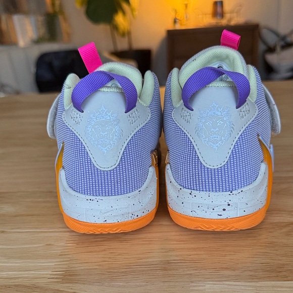 LeBron Witness 7 PS ‘Action Grape Vivid  Orange’ Sneakers - Picture 2 of 6